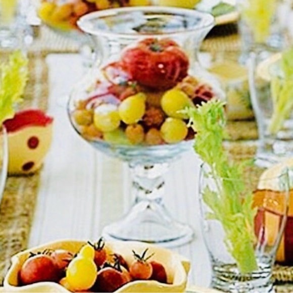 SLAH Madeline 9" Glass Hurricane Vase Display  Decor Southern Living at Home - Picture 2 of 5